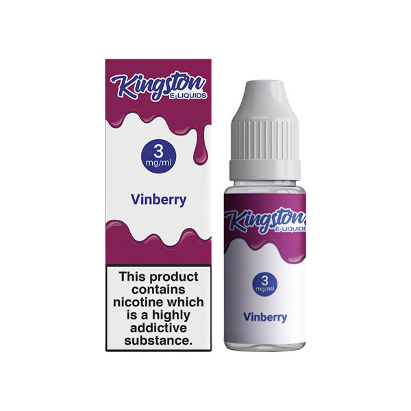 Kingston 3mg 10ml E-liquids (50VG/50PG) | Kingston | Hall of Vape |  | Vaping Products