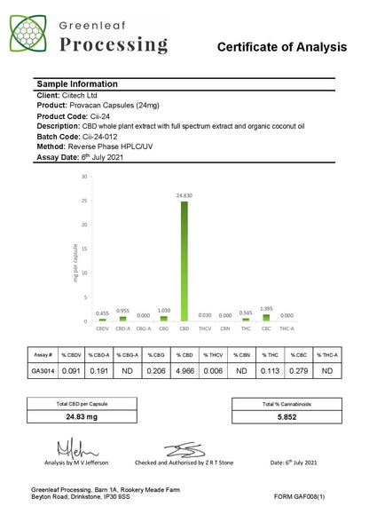 Provacan 720mg CBD Oral Capsules - 30 Caps | Provacan | Hall of Vape |  | CBD Products