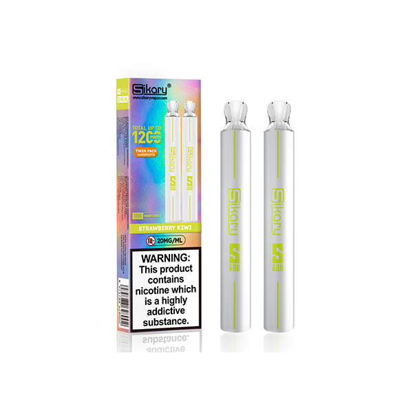 20mg Sikary S600 Twin Pack Disposable Vapes 1200 Puffs | Sikary | Hall of Vape |  | Vaping Products