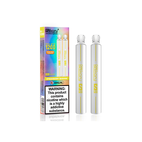 20mg Sikary S600 Twin Pack Disposable Vapes 1200 Puffs | Sikary | Hall of Vape |  | Vaping Products