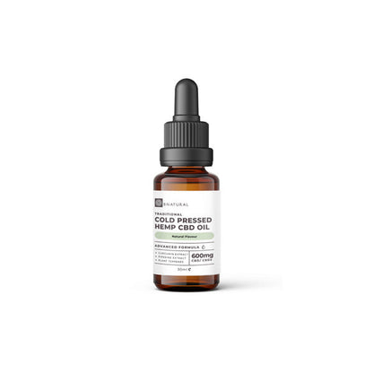 Bnatural Raw Cold Pressed 600mg CBD Hemp Oil - Natural | Bnatural | Hall of Vape |  | CBD Products