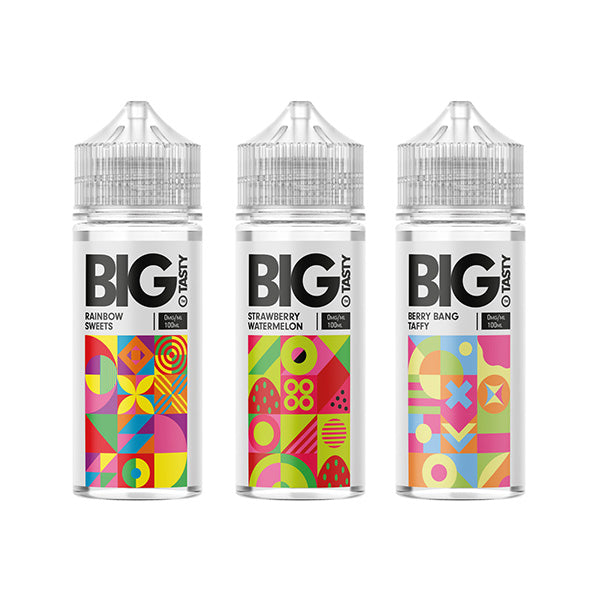 The Big Tasty Candy Rush 100ml Shortfill 0mg (70VG/30PG) | The Big Tasty | Hall of Vape |  | Vaping Products