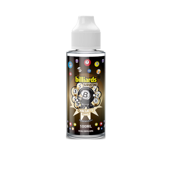 EXPIRED :: Billiards Baristas Range 100ml Shortfill 0mg (70VG/30PG) | Billiards | Hall of Vape |  | Vaping Products