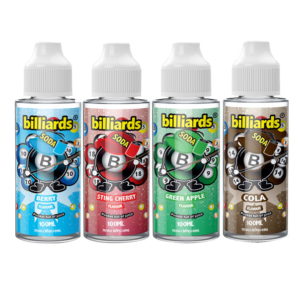 Expired :: Billiards Soda Range 0mg 100ml Shortfill (70VG/30PG) | Billiards | Hall of Vape |  | Vaping Products