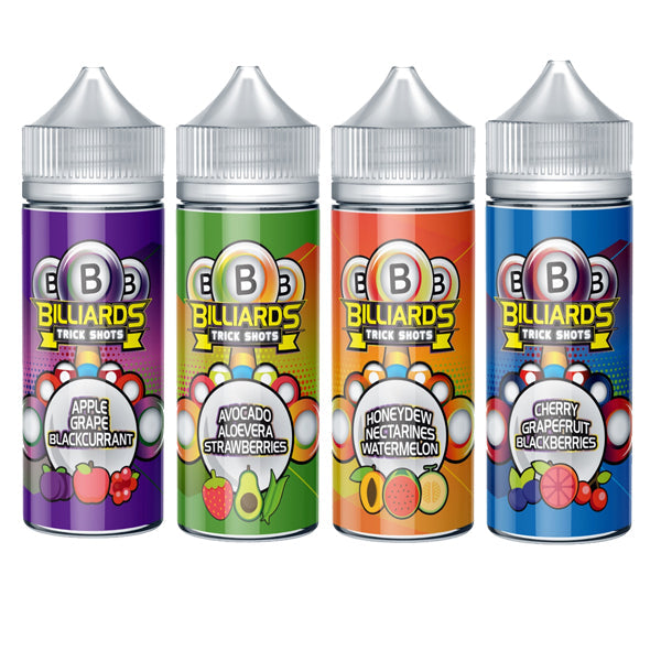 EXPIRED :: Billiards Trick Shots Range 100ml Shortfill 0mg (70VG/30PG) | Billiards | Hall of Vape |  | Vaping Products