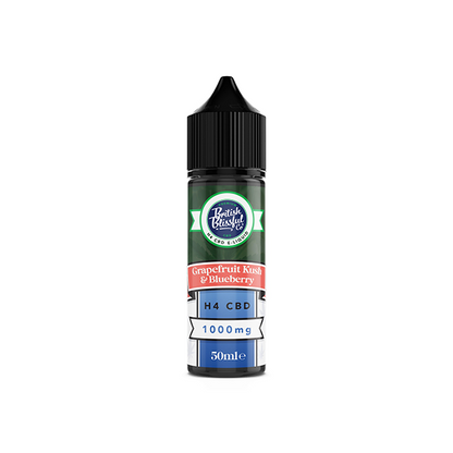 British Blissful 1000mg H4 CBD E-Liquid 50ml | British Blissful Co | Hall of Vape |  | CBD Products