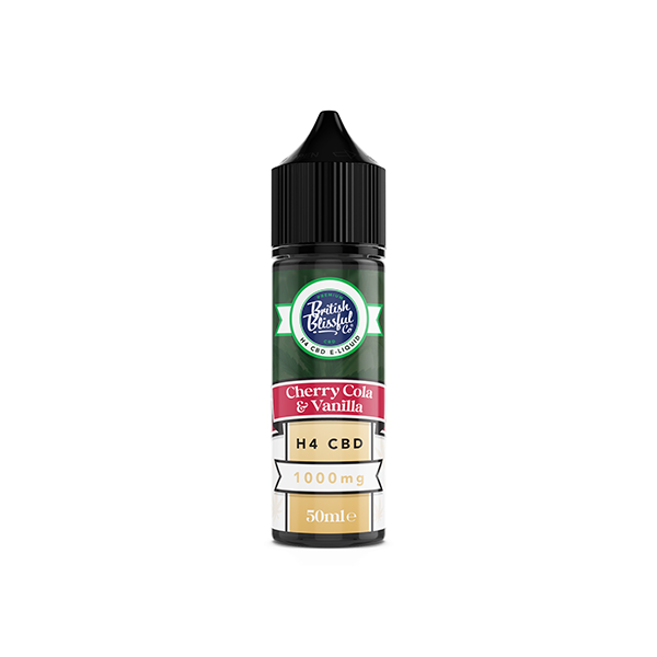 British Blissful 1000mg H4 CBD E-Liquid 50ml | British Blissful Co | Hall of Vape |  | CBD Products