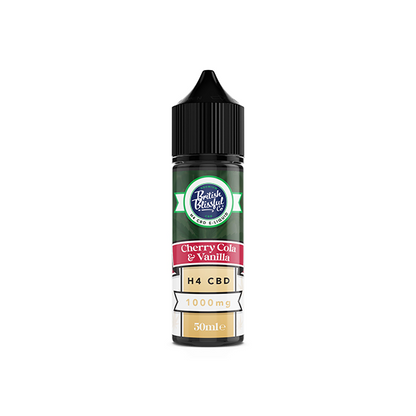 British Blissful 1000mg H4 CBD E-Liquid 50ml | British Blissful Co | Hall of Vape |  | CBD Products