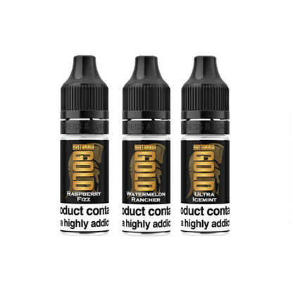 Britannia Gold 0mg 10ml E-Liquids (40VG/60PG) | Britannia Gold | Hall of Vape |  | Vaping Products