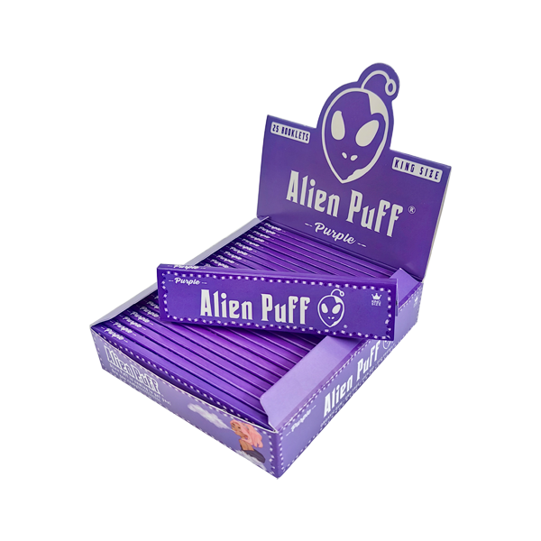 33 Alien Puff King Size Purple Rolling Papers ( HP2118 ) | Alien Puff | Hall of Vape |  | Smoking Products