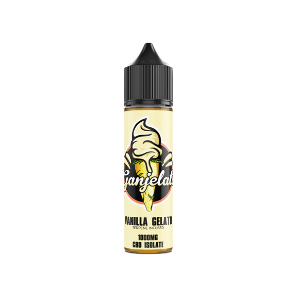 Ganjelato 1000mg CBD Isolate E-liquid 50ml (50VG/50PG) | Ganjelato | Hall of Vape |  | CBD Products