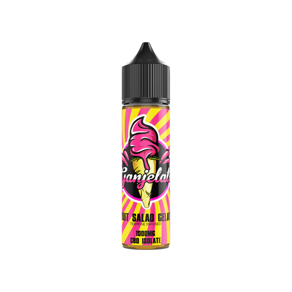 Ganjelato 1000mg CBD Isolate E-liquid 50ml (50VG/50PG) | Ganjelato | Hall of Vape |  | CBD Products