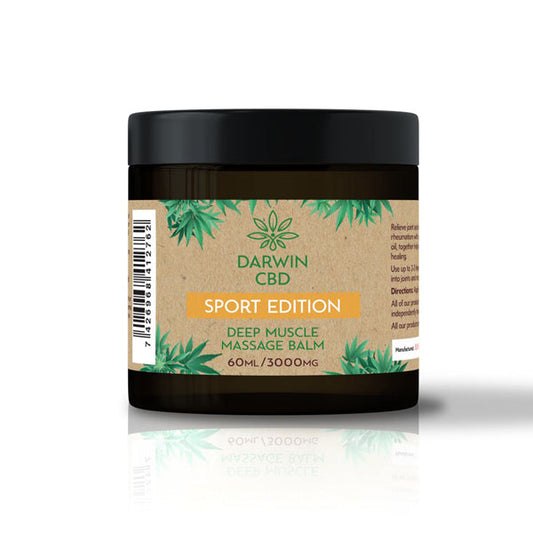 Darwin CBD 3000mg CBD Sport Edition Massage Balm - 60ml | Darwin | Hall of Vape |  | CBD Products