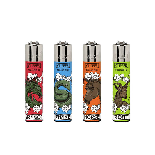 40 Clipper CP11RH Classic Chinese Horoscope Flint Lighters - CL3C1624 | Clipper | Hall of Vape |  | Smoking Products