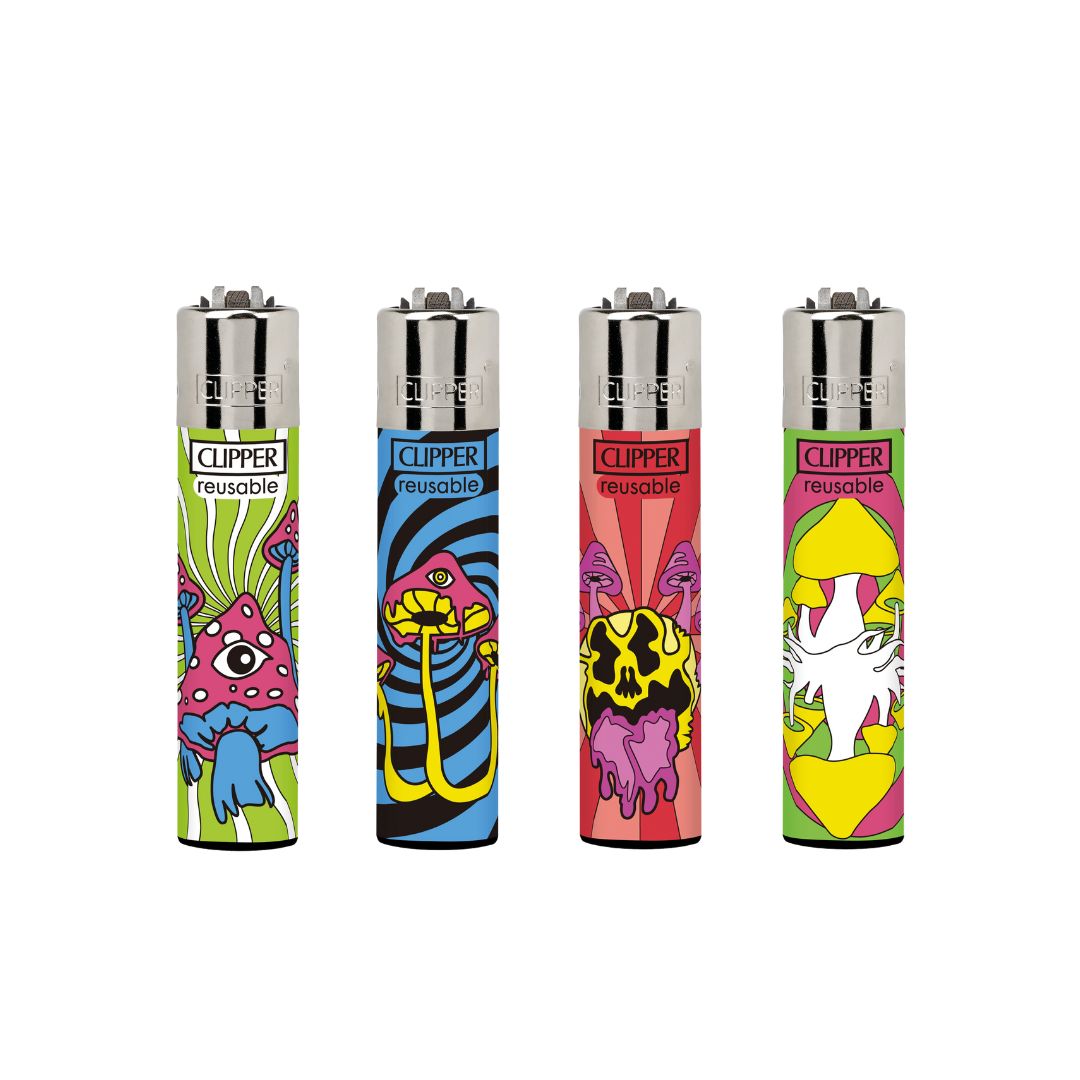 40 Clipper CP22 Classic Mushroom  Flint Lighters - CL3C1653 | Clipper | Hall of Vape |  | Smoking Products