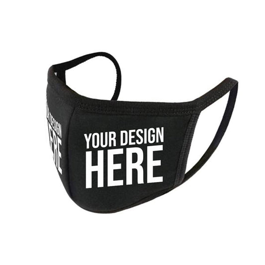 Custom Vinyl Printed Reusable Anti Dust Black Face Mask | Unbranded | Hall of Vape |  | Nicotine Pouches