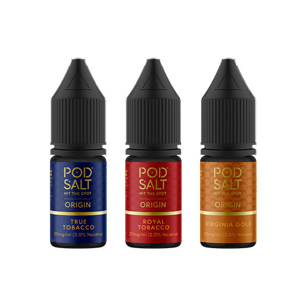 20mg Pod Salt Origins 10ml Nic Salt (50VG/50PG) | Pod Salt | Hall of Vape |  | Vaping Products