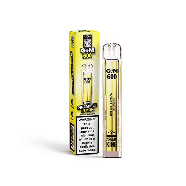 20mg Aroma King GEM 600 Disposable Vape Device 600 Puffs | Aroma King | Hall of Vape |  | Vaping Products