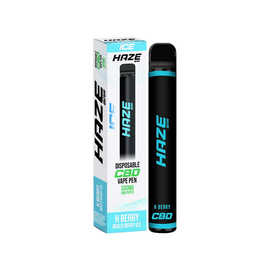 Haze Bar Ice 300mg CBD Disposable Vape Device 600 Puffs | Haze | Hall of Vape |  | CBD Products