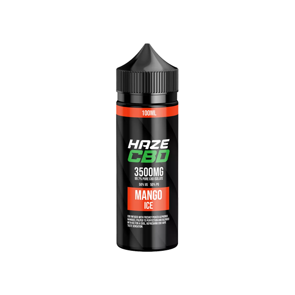 Haze 3500mg CBD E-Liquid 100ml (50VG/50PG) | Haze | Hall of Vape |  | CBD Products