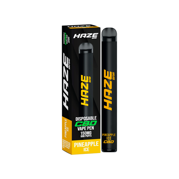 Haze Bar 150mg CBD Disposable Vape Device 600 Puffs | Haze | Hall of Vape |  | CBD Products