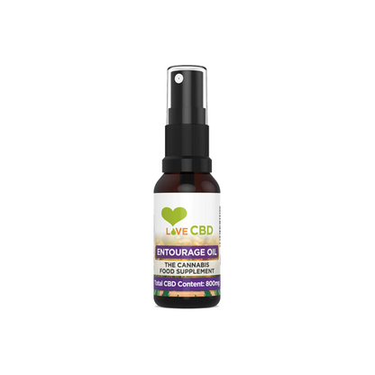 Love CBD 800mg Entourage CBD Oil Spray - 20ml | Love CBD | Hall of Vape |  | CBD Products