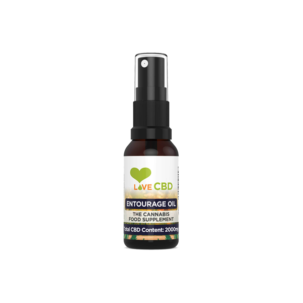 Love CBD 2000mg Entourage CBD Oil Spray - 20ml | Love CBD | Hall of Vape |  | CBD Products