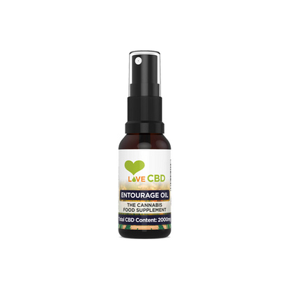 Love CBD 2000mg Entourage CBD Oil Spray - 20ml | Love CBD | Hall of Vape |  | CBD Products