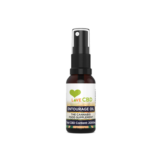 Love CBD 2000mg Entourage CBD Oil Spray - 20ml | Love CBD | Hall of Vape |  | CBD Products