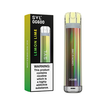 20mg SVL OG600 Disposable Vape 600 Puffs | SVL | Hall of Vape |  | Vaping Products