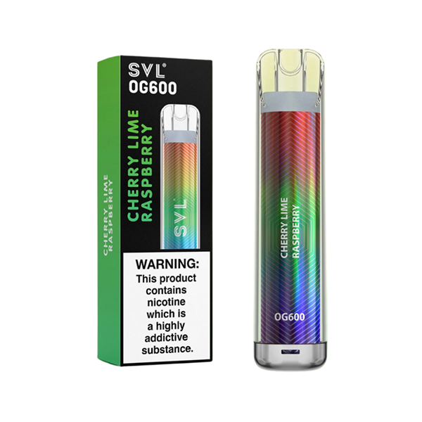 20mg SVL OG600 Disposable Vape 600 Puffs