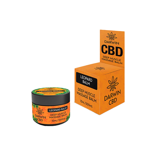 Darwin CBD 500mg Leopard Balm - 10ml | Darwin | Hall of Vape |  | CBD Products