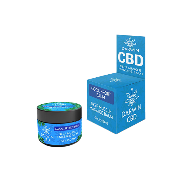 Darwin CBD 500mg Cool Sport Balm - 10ml | Darwin | Hall of Vape |  | CBD Products