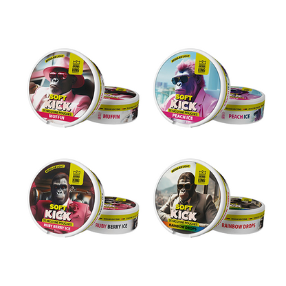 10mg Aroma King Soft Kick Nicotine Pouches - 25 Pouches