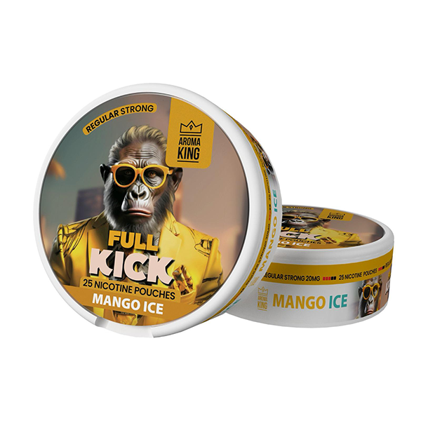 20mg Aroma King Full Kick Nicotine Pouches - 25 Pouches