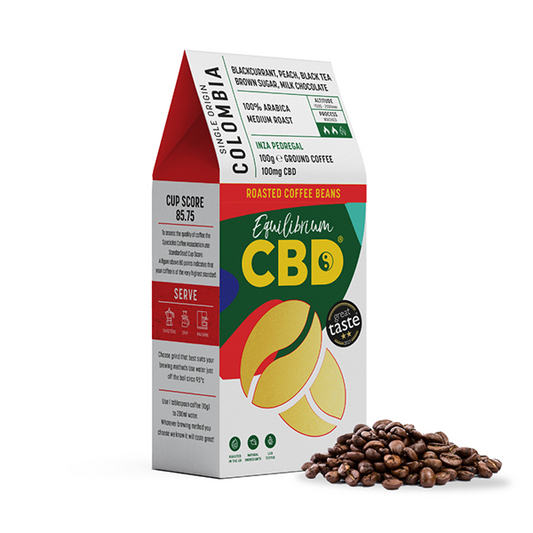 Equilibrium CBD 100mg Full Spectrum Whole Coffee Beans - 100g (BUY 2 GET 1 FREE) | Equilibrium CBD | Hall of Vape |  | CBD Products