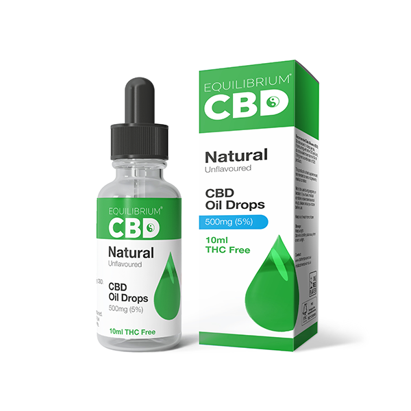 500mg Equilibrium CBD Oil 10ml - Natural Flavour | Equilibrium CBD | Hall of Vape |  | CBD Products