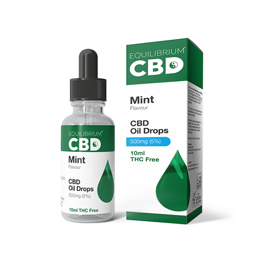 500mg Equilibrium CBD Oil 10ml - Mint Flavour | Equilibrium CBD | Hall of Vape |  | CBD Products