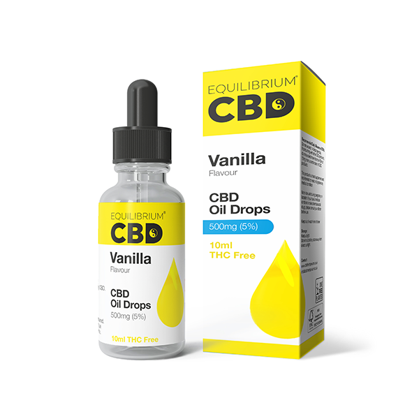 500mg Equilibrium CBD Oil 10ml - Vanilla Flavour | Equilibrium CBD | Hall of Vape |  | CBD Products