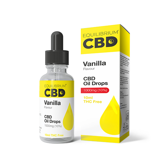 1000mg Equilibrium CBD Oil 10ml - Vanilla Flavour | Equilibrium CBD | Hall of Vape |  | CBD Products