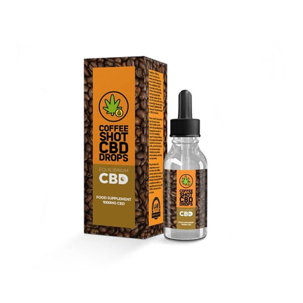 1000mg Equilibrium CBD Oil 10ml - Coffee Shot Drops | Equilibrium CBD | Hall of Vape |  | CBD Products