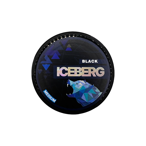 20mg Iceberg Black Nicotine Pouches - 20 Pouches | Iceberg | Hall of Vape |  | Smoking Products