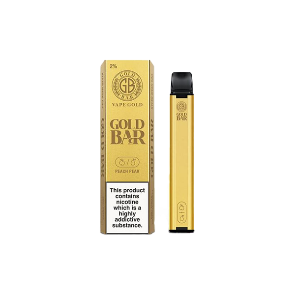 20mg Gold Bar Disposable Vape 600 Puffs | Gold Bar | Hall of Vape |  | Vaping Products