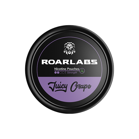 6mg Roar Labs Juicy Grape Nicotine Pouch - 20 Pouches | Roar | Hall of Vape |  | Smoking Products