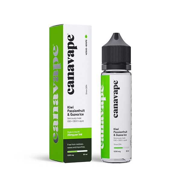 Canavape 1250mg CBD + CBG  E-liquid 50ml (Various VG/PG Ratios) | Canavape | Hall of Vape |  | CBD Products