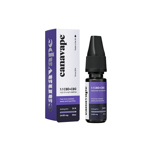 Canavape 2400mg 24% Broad Spectrum CBD & CBG  Shot 10ml | Canavape | Hall of Vape |  | CBD Products