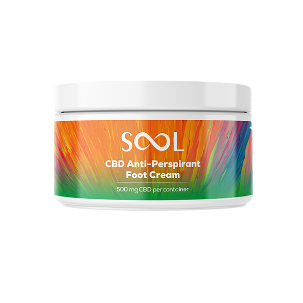 SOOL 500mg CBD Antiperspirant Foot Cream 100ml (BUY 1 GET 1 FREE) | SOOL | Hall of Vape |  | CBD Products