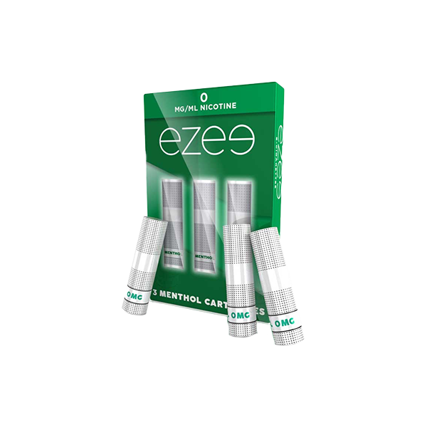 0mg Ezee E-cigarette Cartridges Menthol 1050 Puffs | Ezee | Hall of Vape |  | Vaping Products