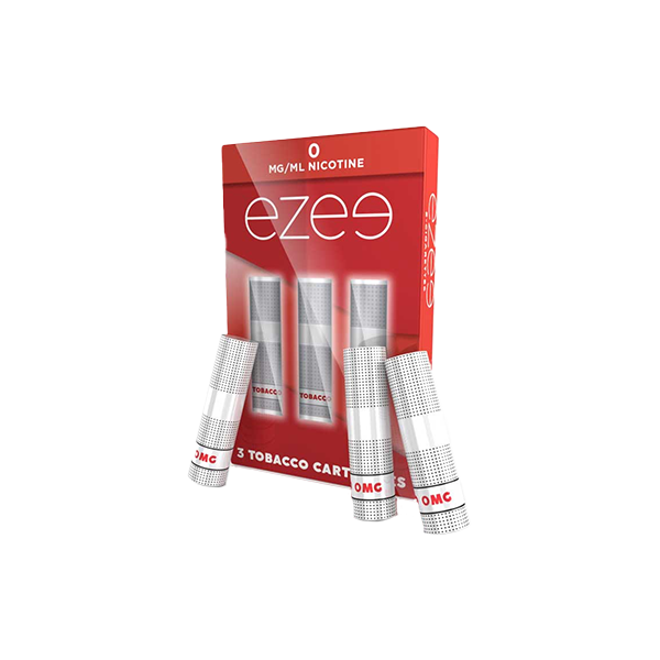 0mg Ezee E-cigarette Cartridges Tobacco 1050 Puffs | Ezee | Hall of Vape |  | Vaping Products