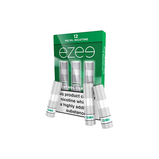 12mg Ezee E-cigarette Cartridges Menthol 1050 Puffs | Ezee | Hall of Vape |  | Vaping Products